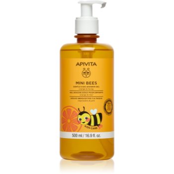 Apivita Mini Bees Gentle Kids Shower Gel Orange&Honey gel de dus pentru corp si par pentru copii - imagine 2